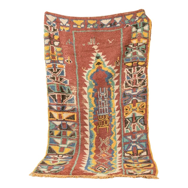 Vintage Azilal Berber Rug For Sale