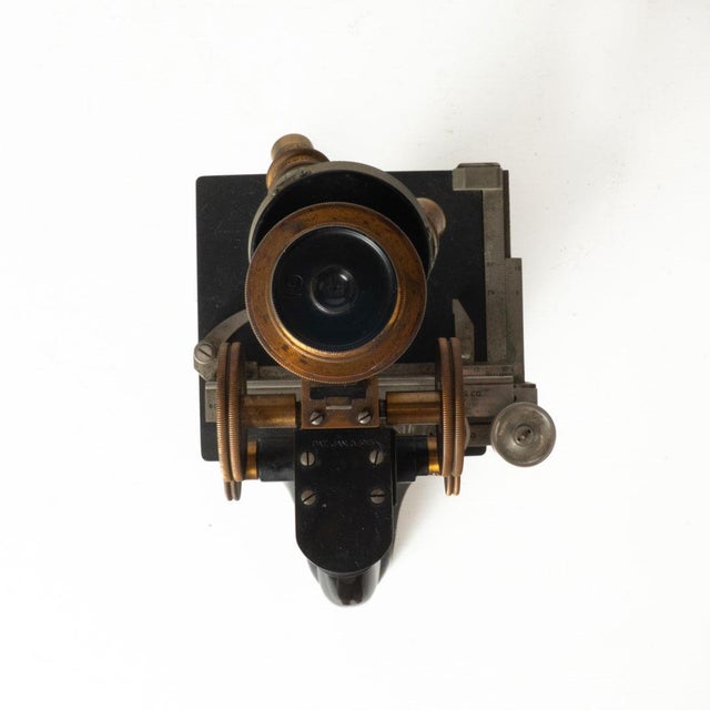 Antique Bausch and Lomb Microscope in Case For Sale - Image 15 of 18
