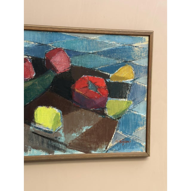 Gustaf Höglund, Still Life with Fruits, 1960s, Oil on Canvas, Framed For Sale - Image 13 of 16
