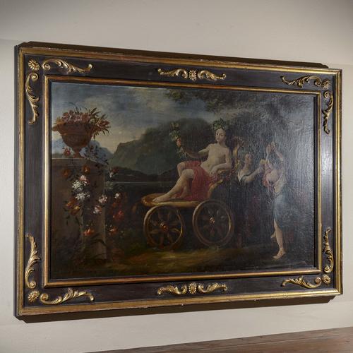 Diobacus on Chariot, Oil, Framed For Sale - Image 3 of 9