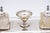 Silver Silver Inkwell with Cut Glass Tanks, Set of 8 For Sale - Image 8 of 9