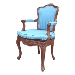 Vintage Hand-Crafted Arm Chair-Italy For Sale