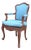 Vintage Hand-Crafted Arm Chair-Italy For Sale