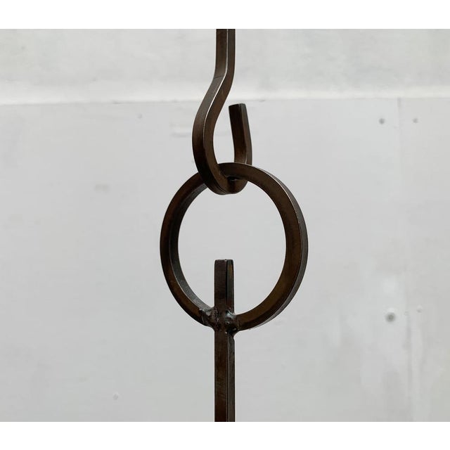 Mid-Century Danish Metal and Glass Candleholder, 1960s For Sale - Image 12 of 18