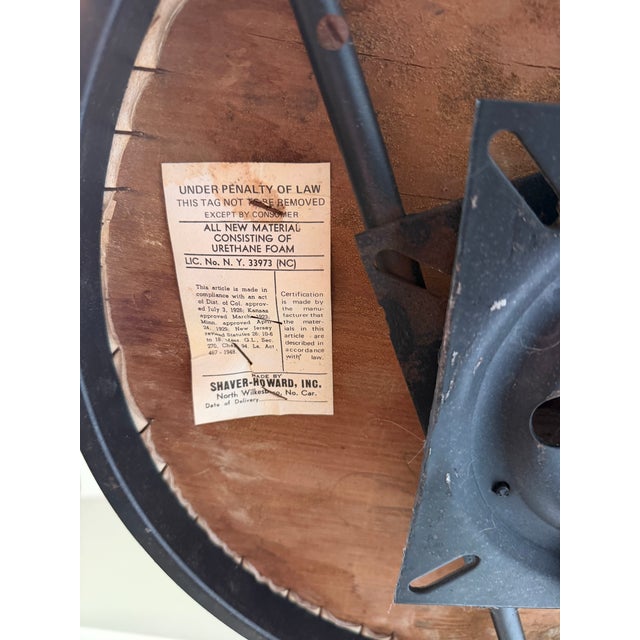 Vintage Shaver-Howard Swivel Counter Stools, Set of Four, Circa 1970s For Sale - Image 11 of 15