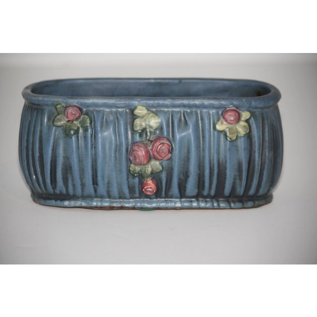 This Weller Pottery Planter is stamped on the underside with the Weller marking. This particular mark was used from the...