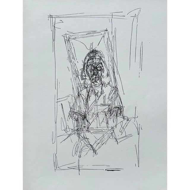 Alberto Giacometti, Portrait, 1956, Lithograph For Sale
