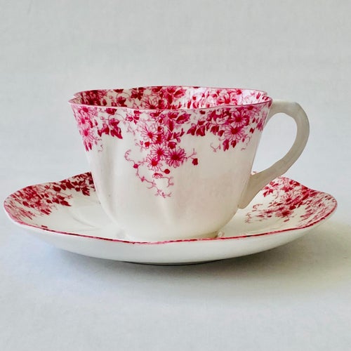 Shelley Dainty Small Tea Cup And Saucer Shelley, Dainty, Begonia