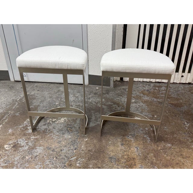 Design Plus Gallery presents a Pair of Ivanna Counter Stools from Uttermost. Simplistic but sturdy, these statement...