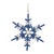 Kenneth Ludwig Chicago Beaded Metal Snowflake Ornament (Set of 12) For Sale - Image 4 of 5