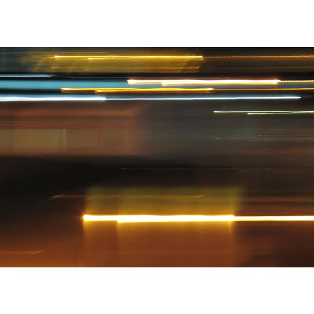 This large 40" x 30" abstract photographic print is by designer/artist/photographer Joseph Fountain, and was made in 2015....