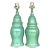 Vintage Boho Glazed Ceramic Table Lamps - a Pair For Sale