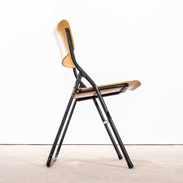 German University Folding Dining Chairs, 1960s, Set of 6 For Sale - Image 9 of 15