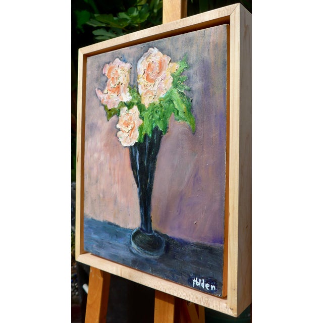 2020s Three Roses in Mauve For Sale - Image 5 of 6