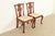 Baker Furniture Company Baker Furniture Style Georgian Carved Mahogany Side Chairs or Dining Chairs, Pair For Sale - Image 4 of 13