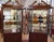 Pair of Karges Mahogany Chinese Chippendale Beveled Crystal Glass Cabinets For Sale In New York - Image 6 of 17