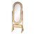 1980s British Colonial Style Bamboo, Cane, and Rattan Cheval Floor Mirror For Sale