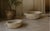 Authentic antique marble basin from Italy, dating to the early 20th century. Carved from solid marble, the piece features...