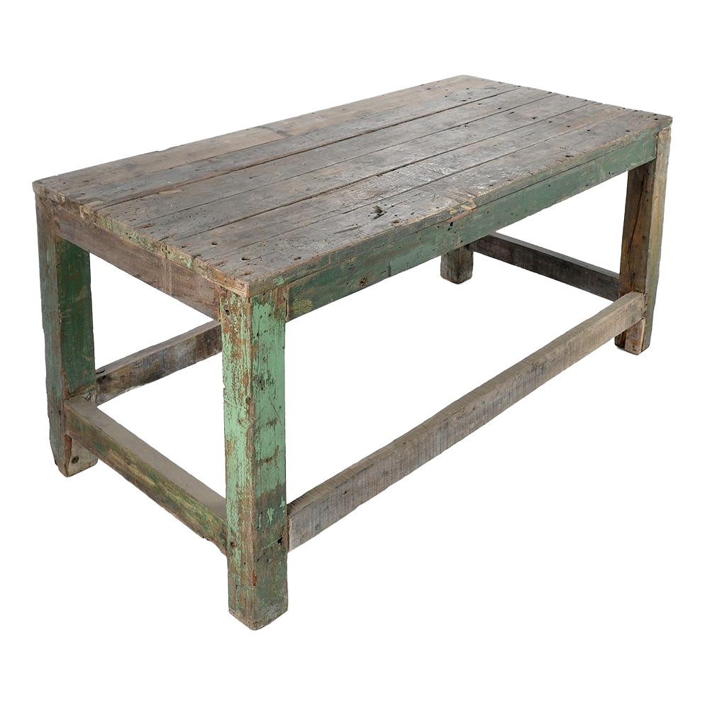 Workshop Table in Wood | Chairish