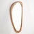 This well scaled mirror is framed with a teak wood. A beautiful grain with a smooth, honed finish. With it, s unique...