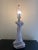 1970s John Dickinson Style Trompe l'Oeil Draped Plaster Table Lamp For Sale - Image 11 of 11