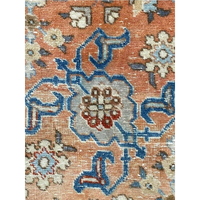 1950s 1950s Vintage Old Persian Tabriz Area Rug 3x5 For Sale - Image 5 of 8