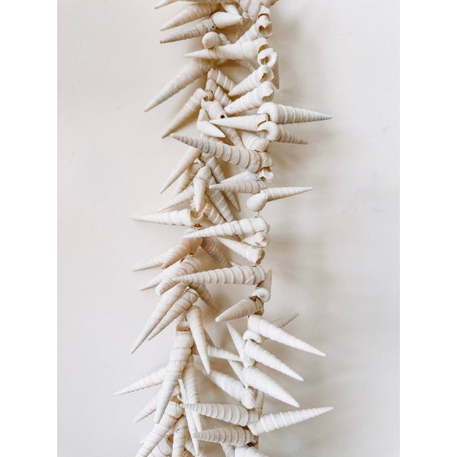 Contemporary Vintage Costal Sea Shell Garland Table Decor or Holiday Decor For Sale - Image 3 of 9