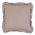 Schumacher Brigitte Stripe Pillow 22" in Brown For Sale