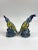 1990s 1990s Set of 2 Hand Painted Porcelain Chinoiserie Blue and Yellow Birds For Sale - Image 5 of 9