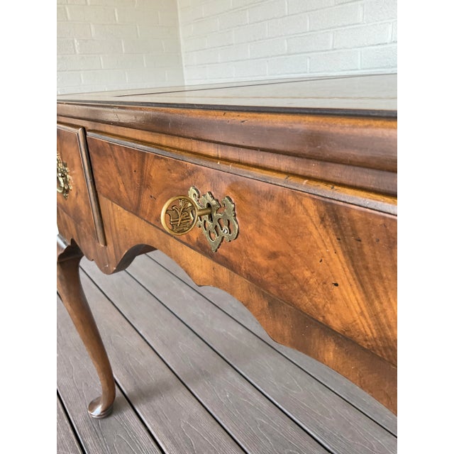 Mid 20th Century Baker Furniture Vintage Queen Ann Desk For Sale In Cleveland - Image 6 of 13