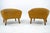 Metal Mid-Century Italian Ottomans in the style of Gio Ponti, Italy, 1950s, Set of 2 For Sale - Image 7 of 14