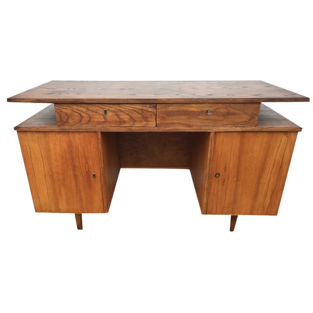 Vintage Brown Desk, 1970s For Sale