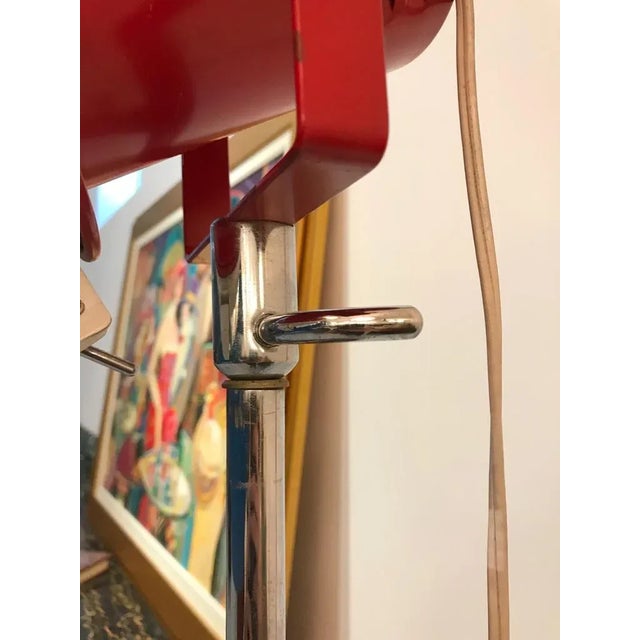 Chrome Mid Century Chrome Studio Floor Lamp For Sale - Image 8 of 13