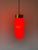 Mid-Century Modern Red Pendant Light attributed to Vetreria Vistosi Murano, 1960s For Sale - Image 10 of 15