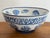 Late 20th Century Blue and White Bowl With Shell Motif For Sale - Image 6 of 6