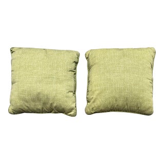 Vintage Green Chartreuse Pillows-2 For Sale