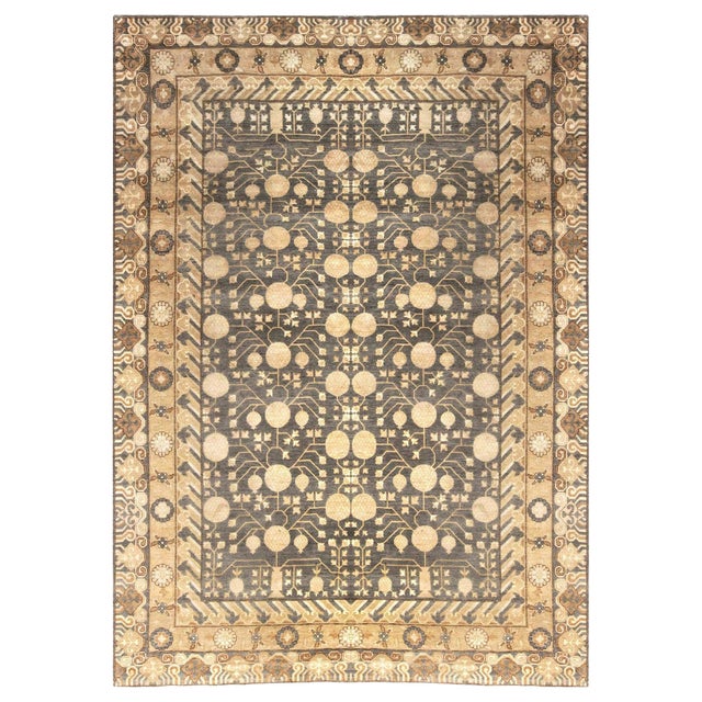 Modern Samarkand Style Handmade Rug by Doris Leslie Blau For Sale