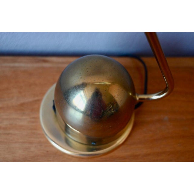 Regency Dutch Scandinavian Golden Desk Lamp from Vrieland Design, 1980s For Sale - Image 9 of 18