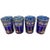Moorish Blue and Gold Crystal Barware Italian Drinking Glasses Set of 4 For Sale - Image 13 of 13
