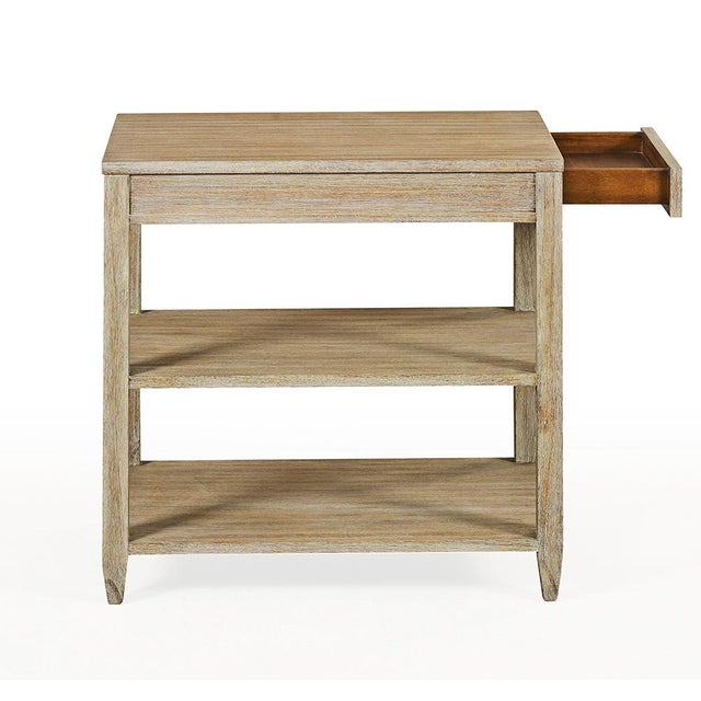 Classic Narrow Side Table With a Weathered Finish For Sale - Image 4 of 8