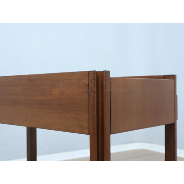 4D Series Wood Bar Cart by Angelo Mangiarotti for Molteni, 1970s For Sale - Image 9 of 15