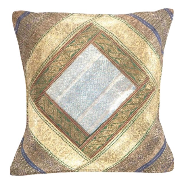 Pasargad DC Sari Silk Square Pillow Case For Sale