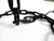 Metal Brutalist Welded Black Chains Floor Lamp in the style of Franz West, 1970s For Sale - Image 7 of 13