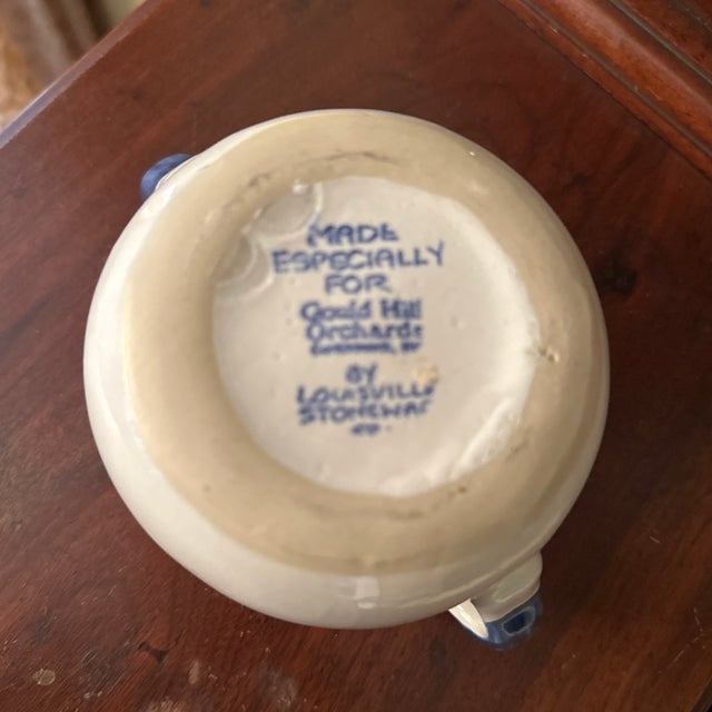 Blue 1970s Hadley Pottery Creamer With Lid For Sale - Image 8 of 11