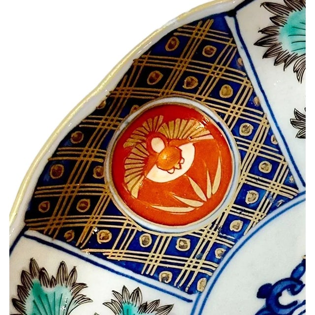 Japanese Late 19th Century Japanese Imari Plate For Sale - Image 3 of 5