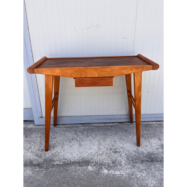 Vintage Console Table with Mirror, 1950s, Set of 2 For Sale - Image 13 of 16
