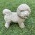 Figurative Cast Stone Bichon Frise Garden Ornament For Sale - Image 3 of 7