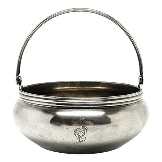 Early 20th Century Sugar Bowl from Berndorf, Germany For Sale