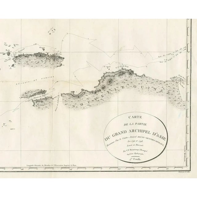 Antique Map of Indonesia by C. F. Beautemps-Beaupre, 1807 For Sale - Image 4 of 5