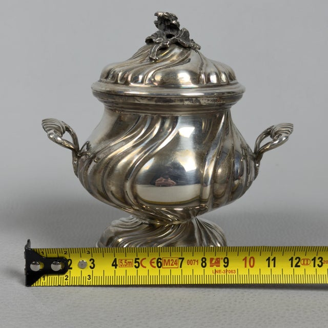 800 Silver Sugar Bowl, 1970 For Sale - Image 11 of 13